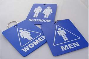 Restroom Key Holder Restroom Key Holder